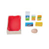 Children Pretend Role Play Game simulation Cutting Wooden Breakfast Food Set Toy For Kids