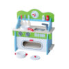 Mini Size New Design Children Role Play Chief Coking Game Wood Kitchen Set Toys For Kids