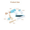 Hot educational toy wooden pretend play hair dressing toy make up set wooden make up toy for kids