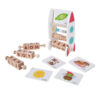 Wooden Reading Blocks Short Vowel Rods Spelling Games