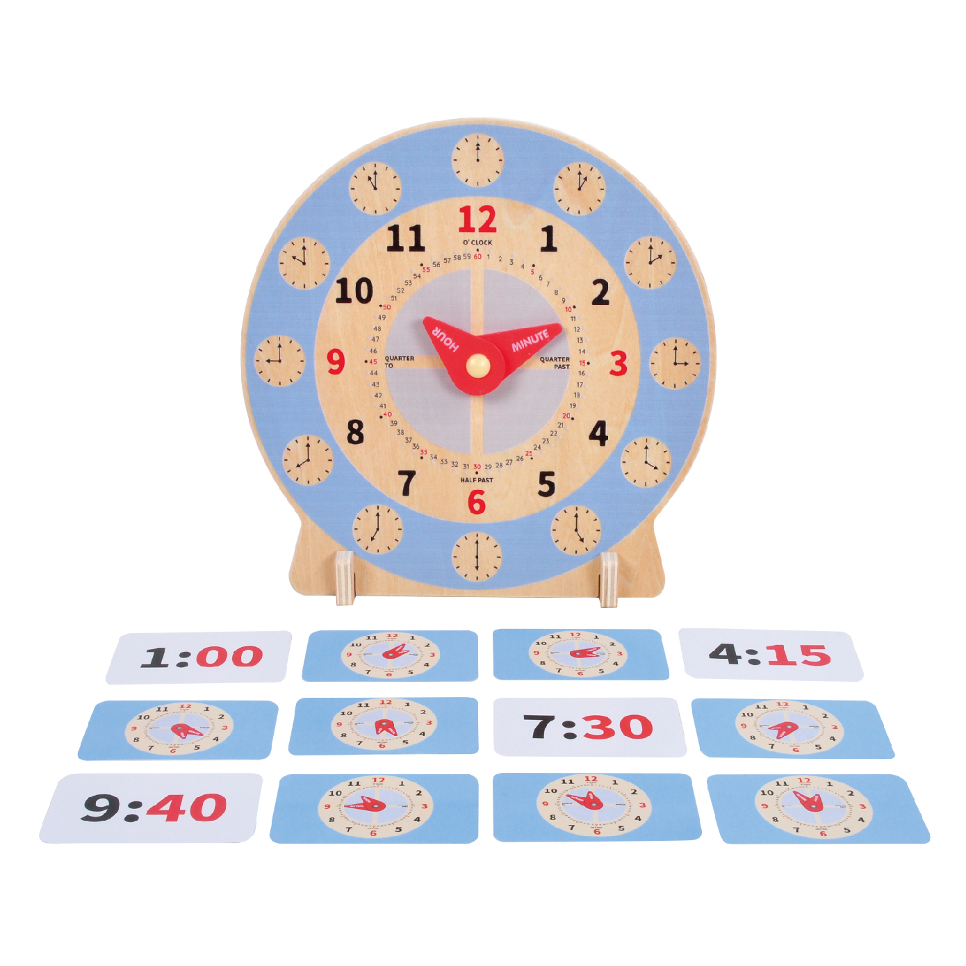 Clock Play Set Early Learning Educational Toy - Image 5