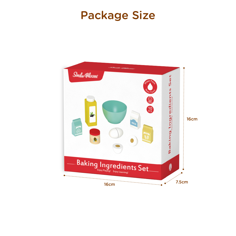 Wooden Kids Baking Toy Set Toys Kids Cooking Toy Set - Image 5