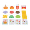 Hamburger Stacking Toys Montessori Fine Motor Toys for 3 4 5 Year Old