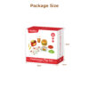 Hamburger Stacking Toys Montessori Fine Motor Toys for 3 4 5 Year Old