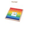 Wooden Montessori Teaching Aids Math Toys Color Fraction Sticks Kindergarten Early Educational Toys for Kids