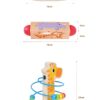 Wooden Bead Maze-Color Shape Stacking Toy-Twisting Block