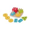 Wooden Montessori Toys 4 in 1 Learning Educational Toys for Toddler with Educational Box