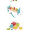 Wooden Montessori Toys 4 in 1 Learning Educational Toys for Toddler with Educational Box