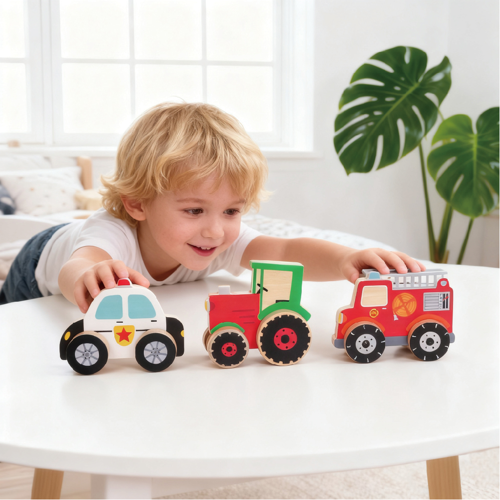 Wooden vehicle toys building vehicles wooden car educational toys