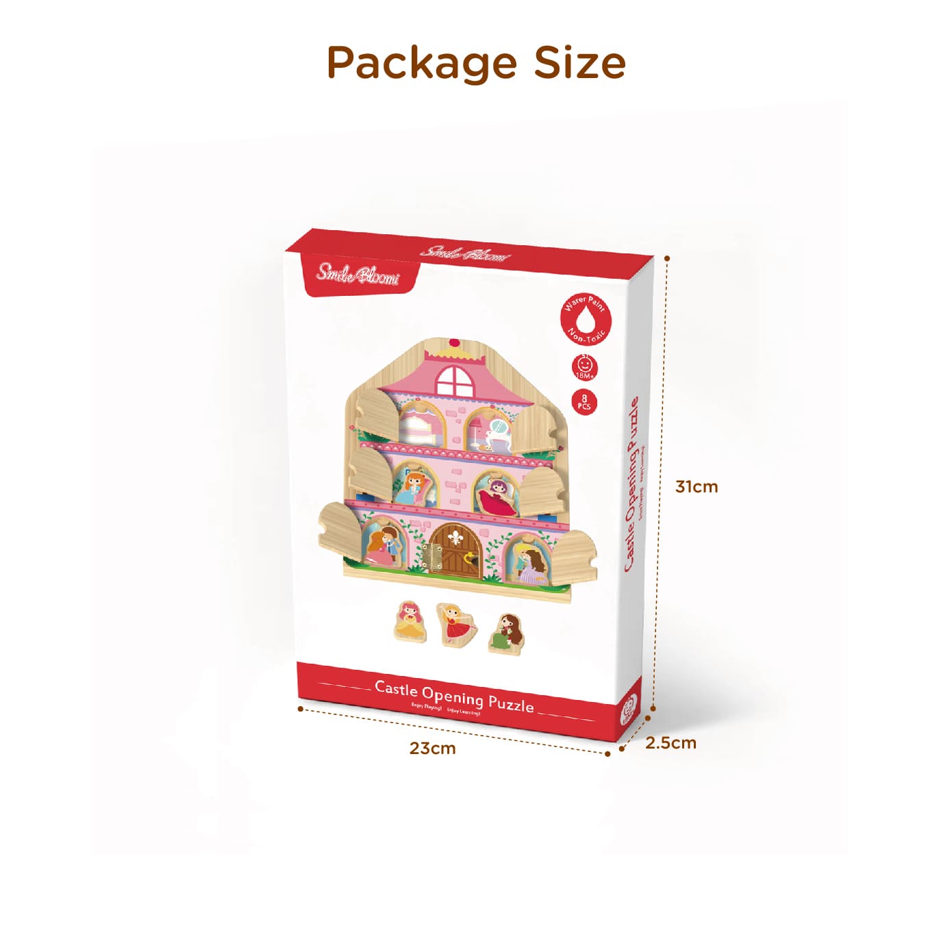 Early Education Castle Open Door Puzzle Door Lock Montessori Unlock Toy Activity Board Puzzle Toy - Image 4