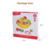 Wooden balance stacking blocks fruit cognitive balance game toddler wooden stacking toys