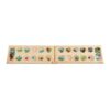 Mancala Game Set Foldable Family Kids Board Game Adult Portable Stone Set