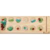 Mancala Game Set Foldable Family Kids Board Game Adult Portable Stone Set
