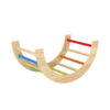 3 in 1 Toddler Rainbow Climbing Toy Set 3 Pieces Wooden Safe and Sturdy Kids Gym Climbing Toys for Toddlers