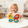 Educational toys baby building blocks children wooden geometric building blocks Montessori shape recognition