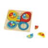 Educational toys baby building blocks children wooden geometric building blocks Montessori shape recognition