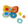Hot Sale Shape Sorting Stacker Learning Butterfly Shaped Block Stacker