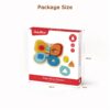 Hot Sale Shape Sorting Stacker Learning Butterfly Shaped Block Stacker