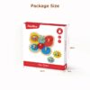 Educational shape learning butterfly shape with gear wooden gear toy
