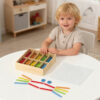 Learning toys Montessori teaching aids digital wooden blocks counting math sticks learning arithmetic sticks early childhood education toys