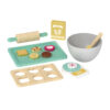 Wooden baking toys children's role play cookie making toy set