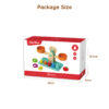 Wooden balance game vegetable weighing math scale balance preschool wooden children educational toys gift