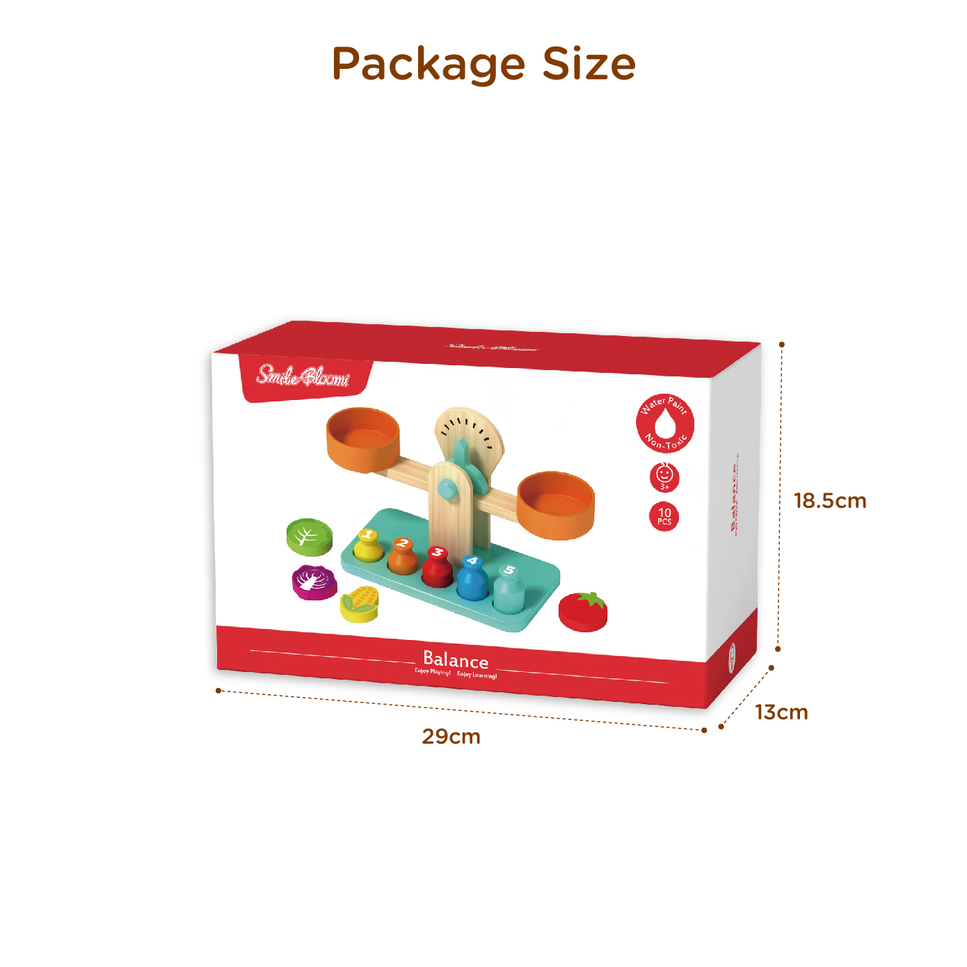 Wooden balance game vegetable weighing math scale balance preschool wooden children educational toys gift - Image 5