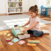 Wooden cash register set Life cognition early education Children's role-playing toys