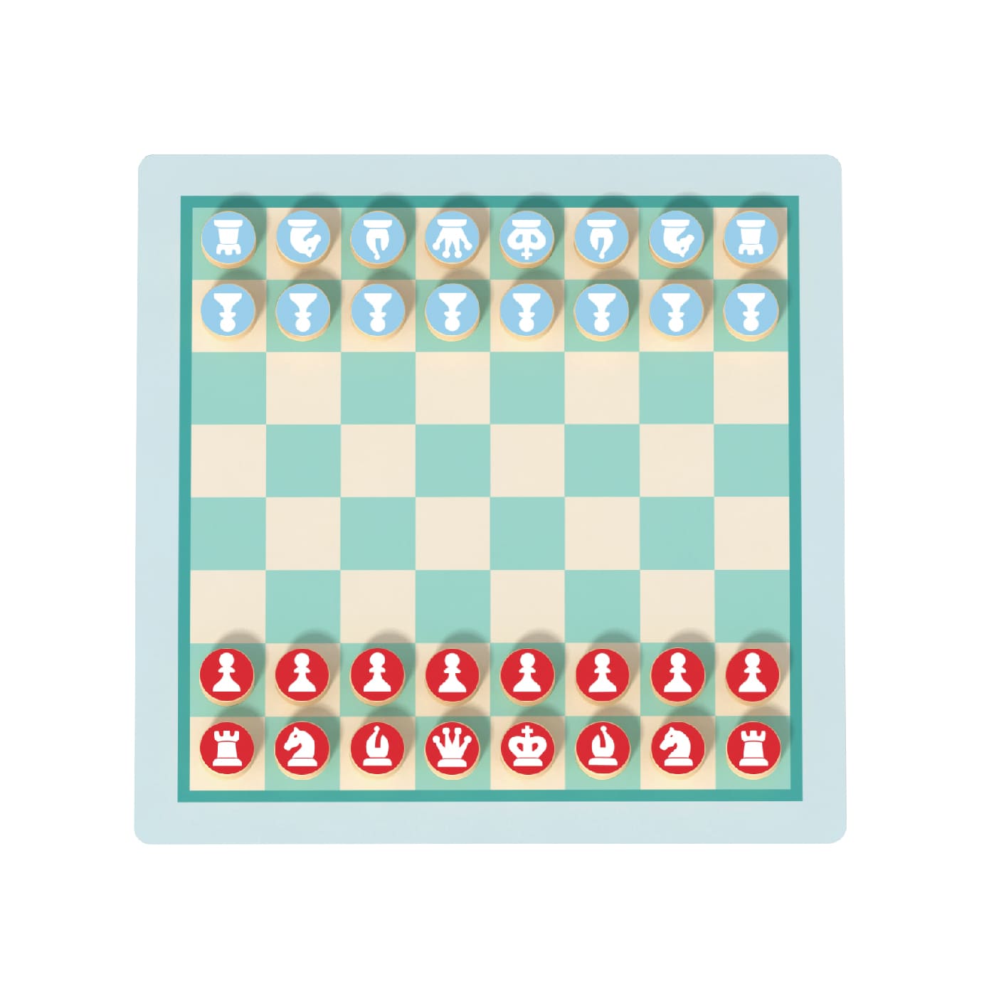 Wooden 4-in-1 multifunctional board games, flying chess, snakes and ladders, chess and animals wooden board games for kids - Image 2