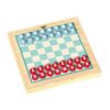 Wooden 3-in-1 Multi-Function Board Games, Flying Chess, Snakes and Ladders and Chess, Educational Toys for Kids