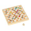 Wooden 3-in-1 Multi-Function Board Games, Flying Chess, Snakes and Ladders and Chess, Educational Toys for Kids