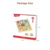 Wooden 3-in-1 Multi-Function Board Games, Flying Chess, Snakes and Ladders and Chess, Educational Toys for Kids