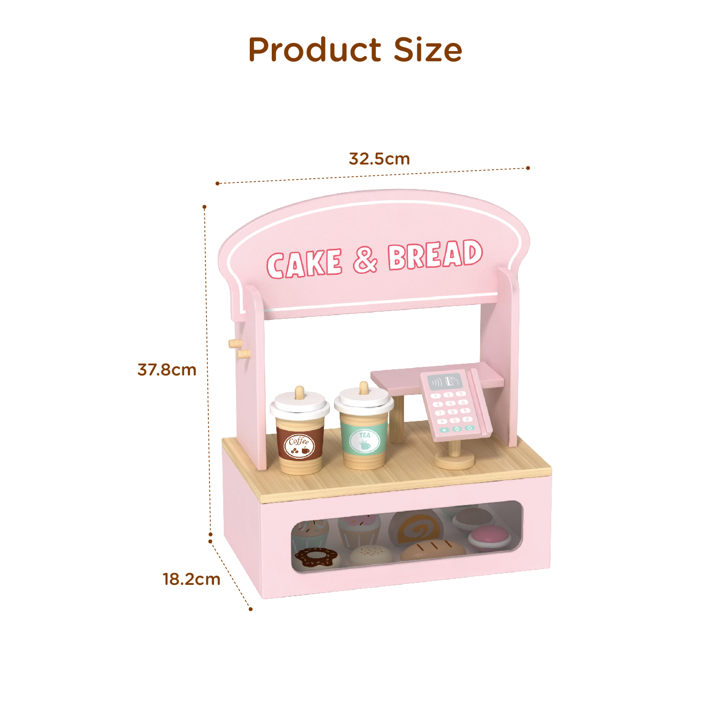 Cake and Bread Coffee Shop Play Set - Image 4