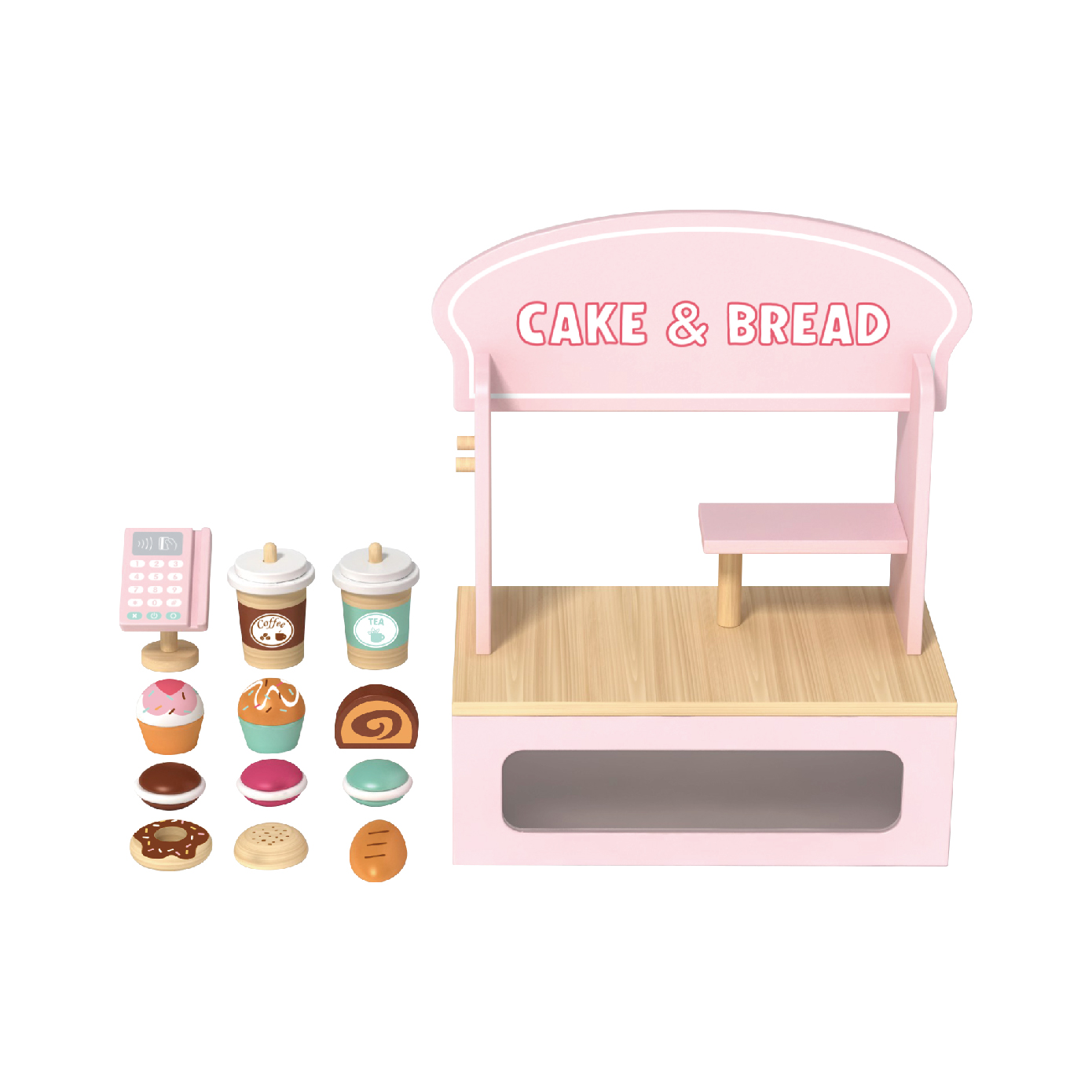 Cake and Bread Coffee Shop Play Set - Image 2