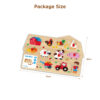Wooden Farm Animal Educational Puzzle Toys for Baby's Early Cognitive Development-Jigsaw Puzzle