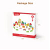 Children's wooden farm building building blocks toys children's educational toys