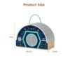 Wooden Children's Play House Space Series Toys Space Station Astronaut Theme Cartoon Toys