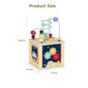 Wooden Montessori educational toy wooden space series bead line maze early childhood education