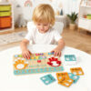 Montessori children's early education teaching toys finger counting xue game toys suitable for children's educational mathematics wooden toys