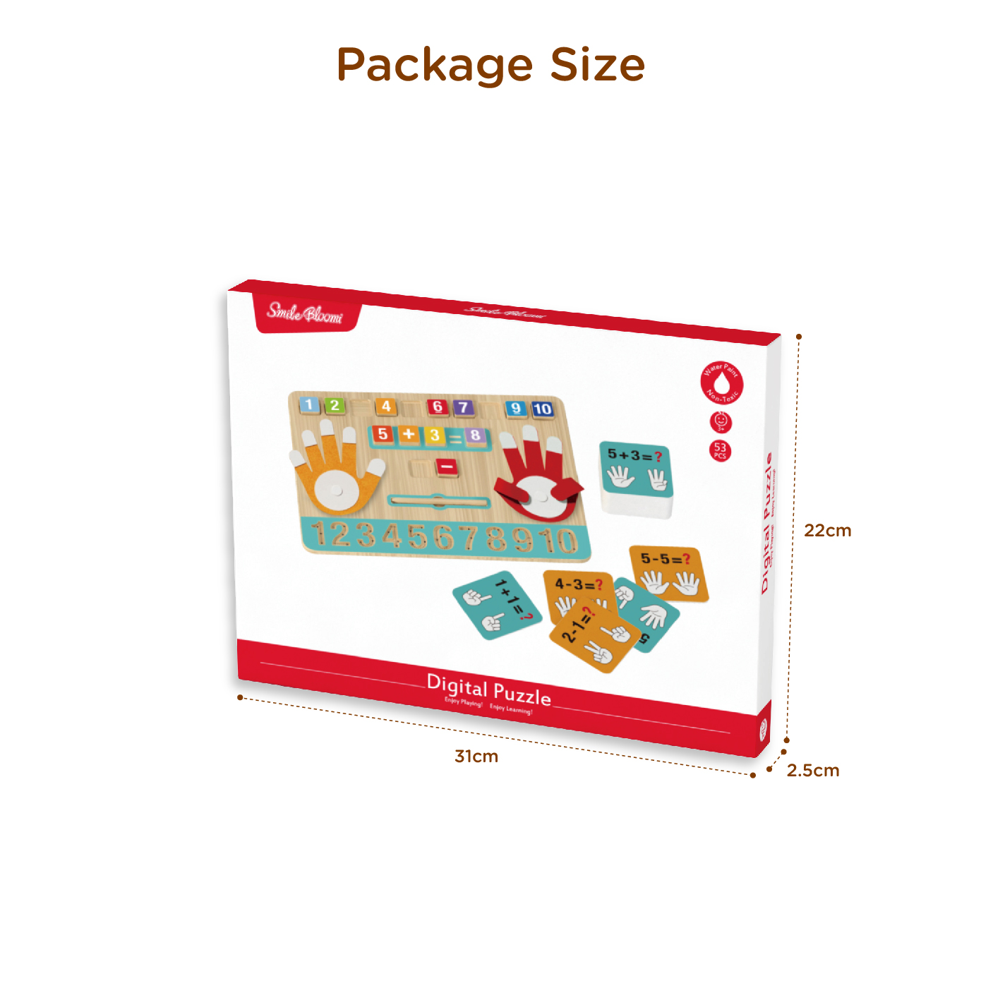 Montessori children's early education teaching toys finger counting xue game toys suitable for children's educational mathematics wooden toys - Image 4