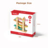 Children's Castle Series Ramp Race Wooden Racing Track Sliding Tower Baby Toy