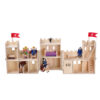 Wooden castle set educational toys furniture and accessories children's role-playing educational toys