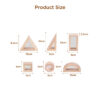 Wooden acrylic building block set to enhance creativity, develop fine motor skills and sensory development Geometric shape puzzle building toys