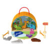 Wooden Zoo Playhouse Children's Role Play Toys Preschool Cognitive Zoo Children's Educational Toys