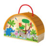 Wooden Zoo Playhouse Children's Role Play Toys Preschool Cognitive Zoo Children's Educational Toys