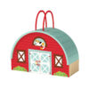 Wooden farm toy house children's pretend play scene game house early education educational toys