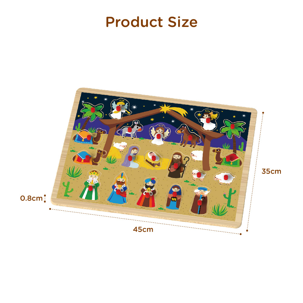 Nativity Peg Puzzle - Image 3
