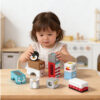 Customized wooden toys, old solid wood, baby wood, kindergarten tetra-s puzzle