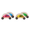 Acrylic building block car shape and color classification fine motor skills training children's interactive games