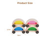 Acrylic building block car shape and color classification fine motor skills training children's interactive games